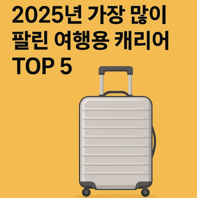 여행용 캐리어 TOP 5