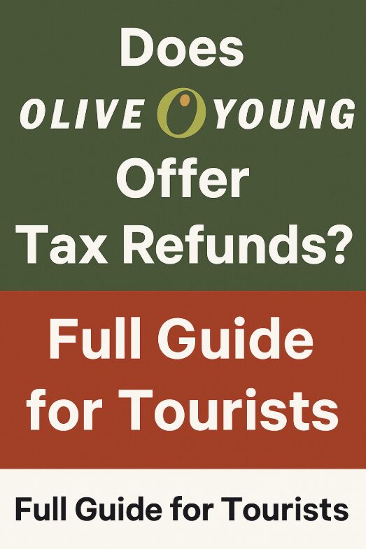 olive young tax refunds