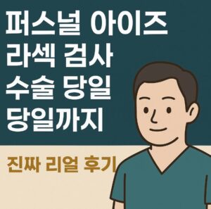 퍼스널 아이즈 라섹 검사 수술