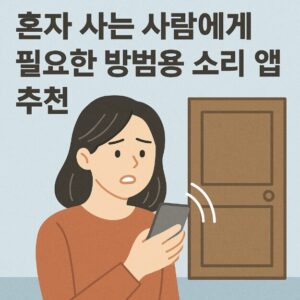 방범용 소리 앱