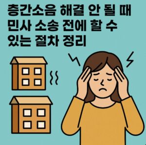 층간 소음 민사 소송