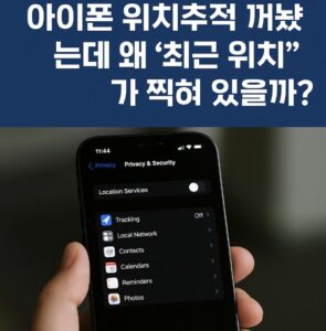 아이폰 위치추적