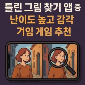 틀린 그림 찾기 앱